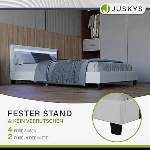 Juskys polsterbett paris - juskys,