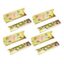 4x Bettgitterhalterungen