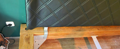 Bettrahmen holz metall mit - bettrahmen,